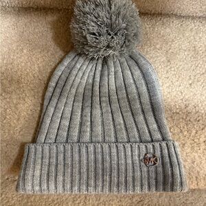 Michael Kors Light Gray Knit Beanie